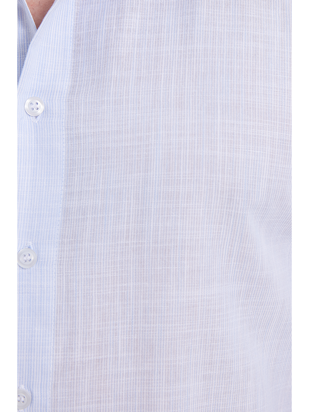 Mavi Erkek Slim Fit Dar Kesim Uzun Kollu Keten Efektli Gömlek-3