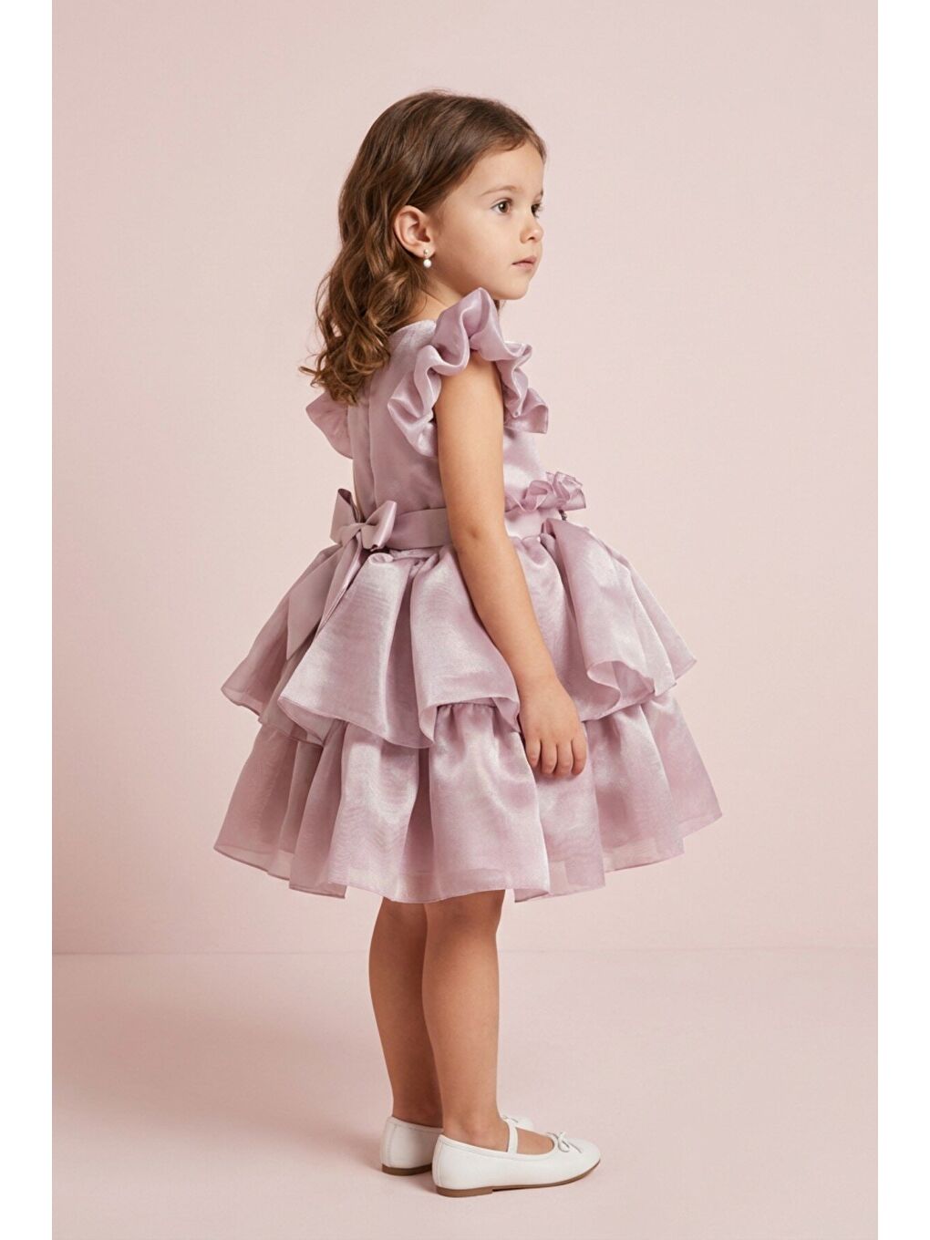 Pembe Kız Çocuk Abiye-1