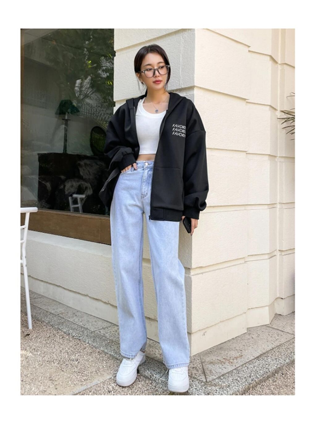 Kadın Siyah Scuba Dalgıç Kumaş Kapüşon Detay Fermuarlı Hırka-1