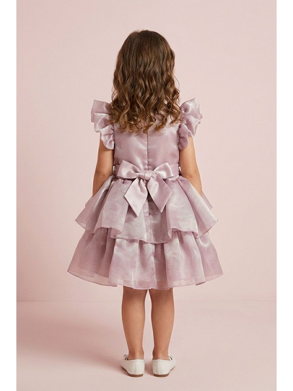 Pembe Kız Çocuk Abiye-2