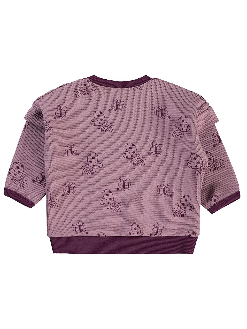 Civil Lila aby Kız Bebek Sweatshirt 6-18 Ay Leylak Lila - 1