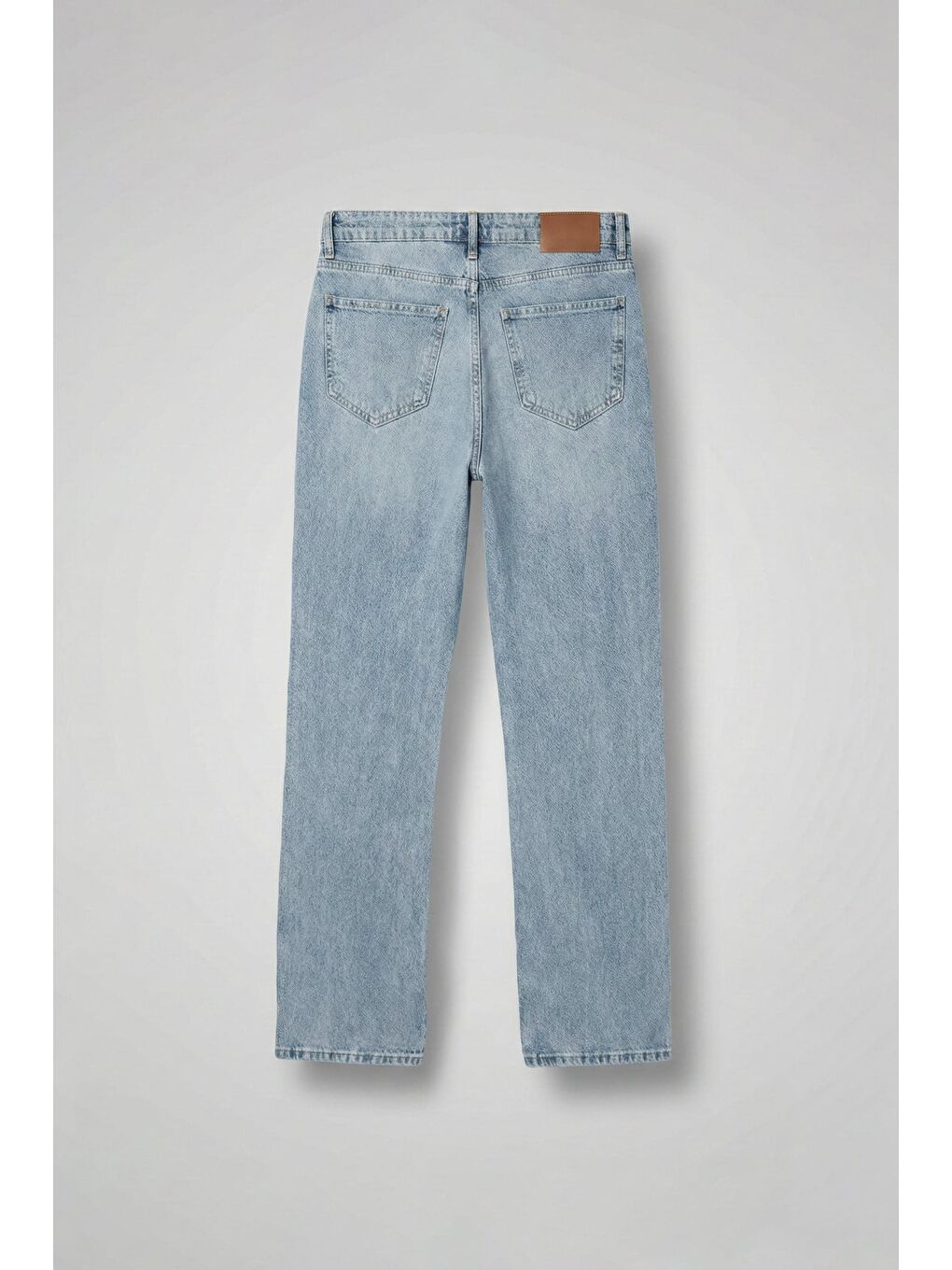 Erkek Baggy Fit Jean Pantolon Mavi-1