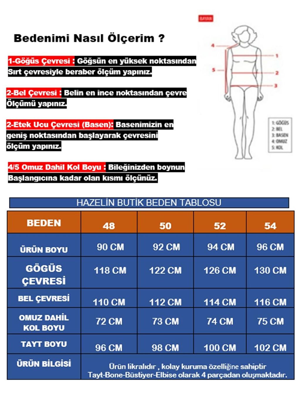 hazelin Petrol Kadın Tesettür Petrol MaviSİ Uzun Kollu Tam Kapalı Taytlı Likralı Elbise Mayo HZL24S-AR1285-29 - 1