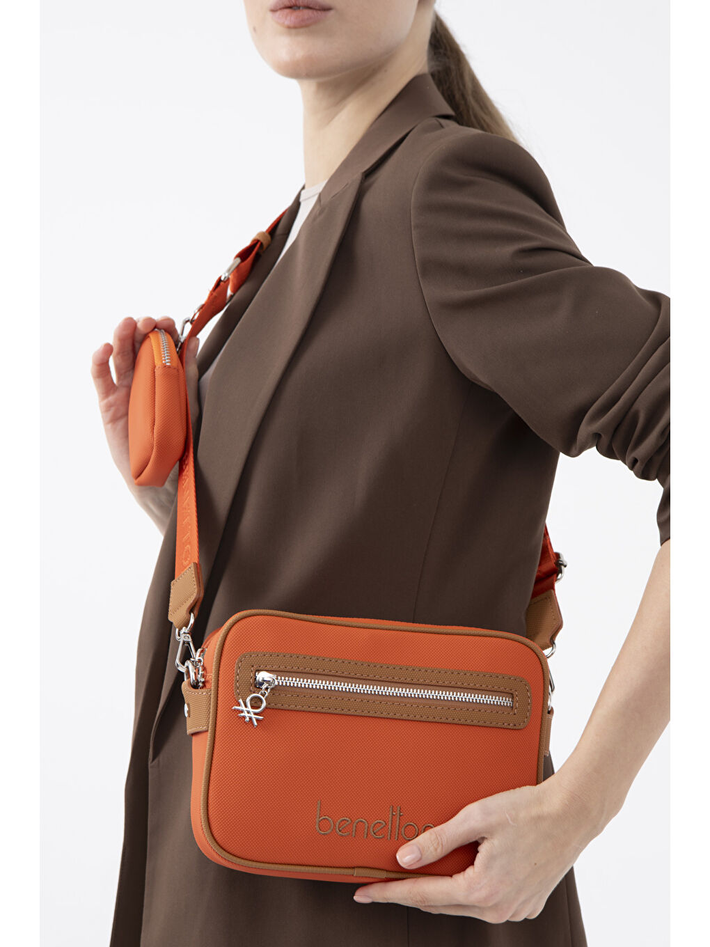 Kadin El Çantasi Turuncu-Camel BNT1603-1