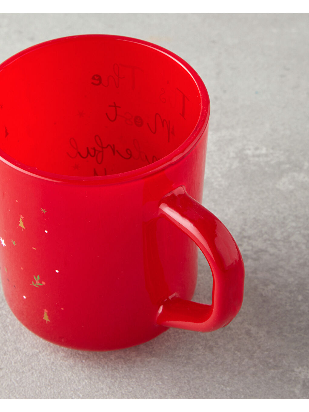 Merry Merry Cam 2’li ve Mumlu Kupa 250 ml Kırmızı - Yeşil-2