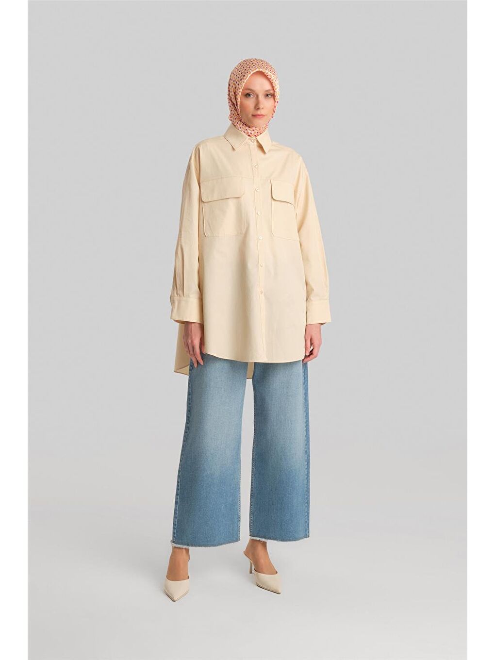 Gömlek Ort3443 Limon Sarı