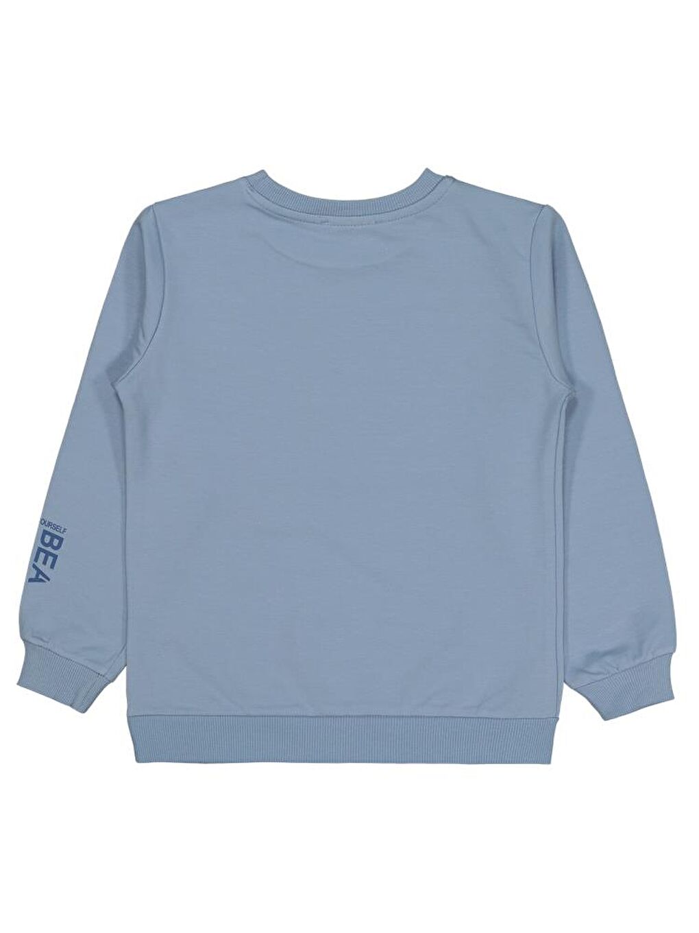 Girls Basic 6-9 Yaş Sweatshirt - Mavi7-8 Yaş-2