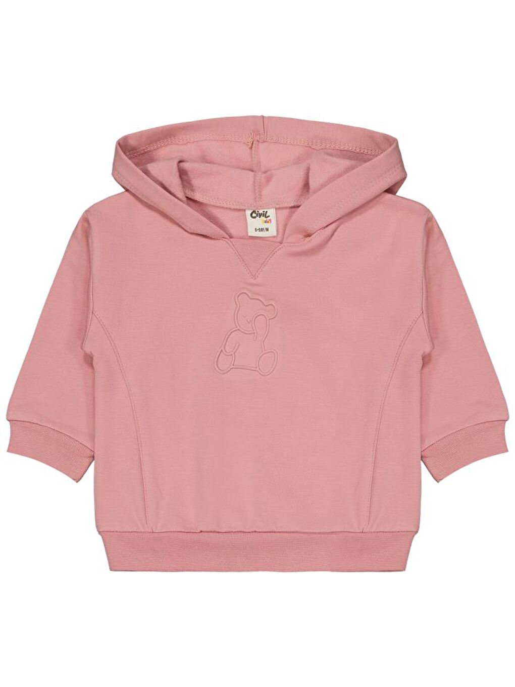 Baby Teddy Baskılı 6-18 Ay Takım - Pembe 9-12 Ay-2