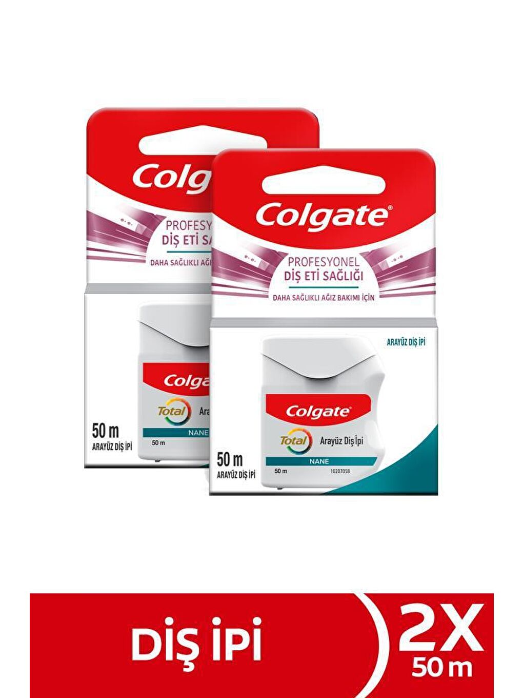 Colgate Beyaz Total Profesyonel Diş Eti Sağlığı Arayüz Diş İpi 2 x 50 m