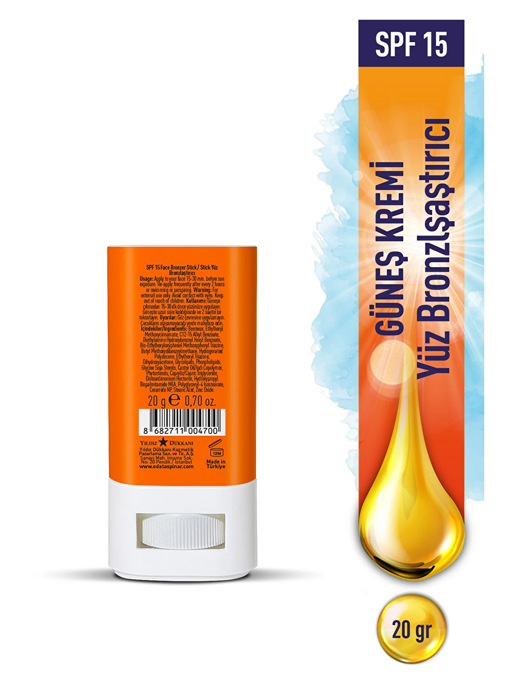 SPF 15 Yüz Bronzlaştırıcı Face Stick (EGY0029)-2