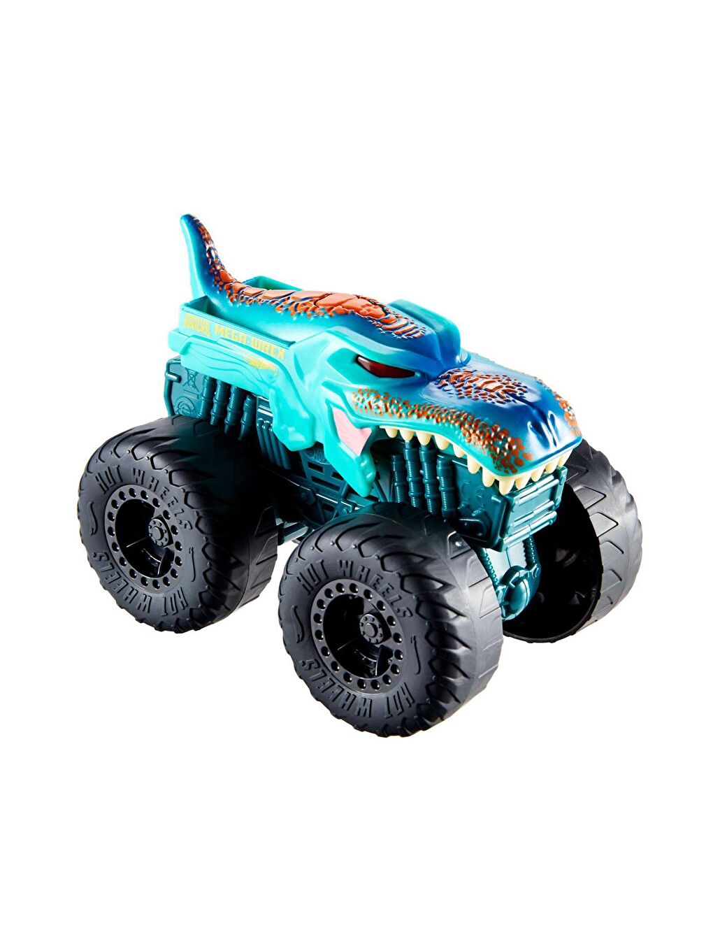 Hot Wheels Beyaz-Renklibaskı Monster Trucks 1:43 Kükreyen Arabalar