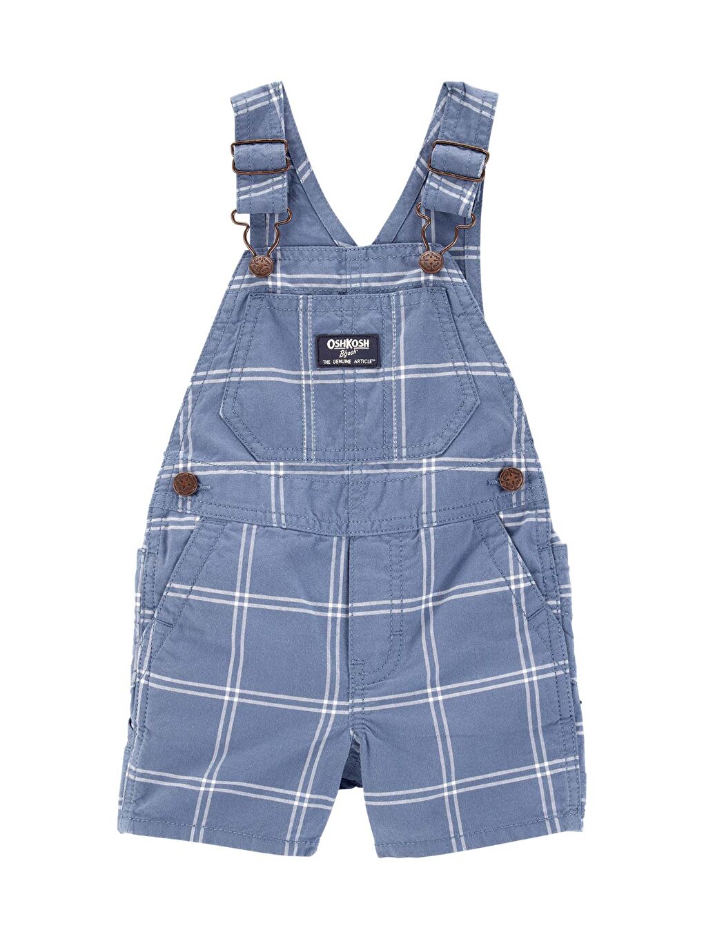 Mavi Erkek Bebek Salopet Şort