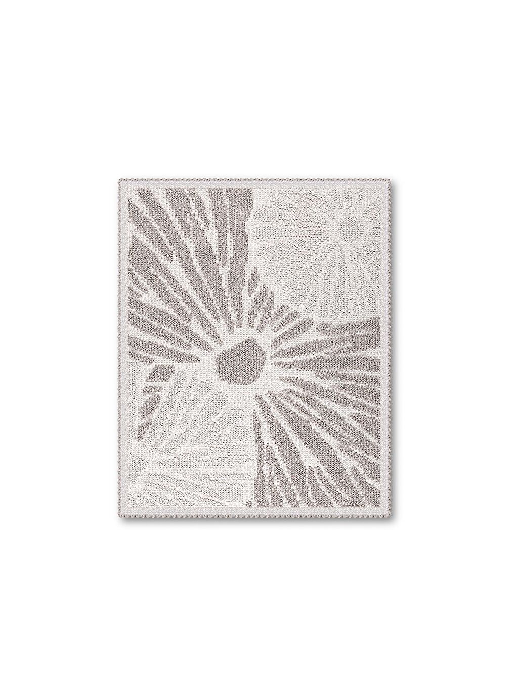 Bej Angers Doğal Pamuklu 2'li Banyo Paspas Seti 60x100+50x60 Cm - Taş-2