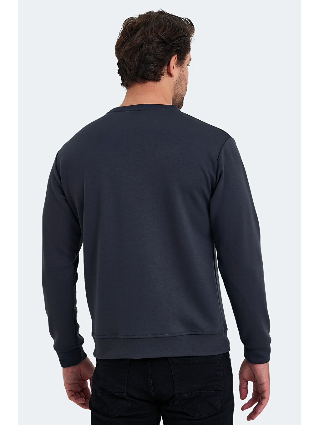 SLAZENGER Gri KLARIS I Erkek Sweatshirt Gri - 1