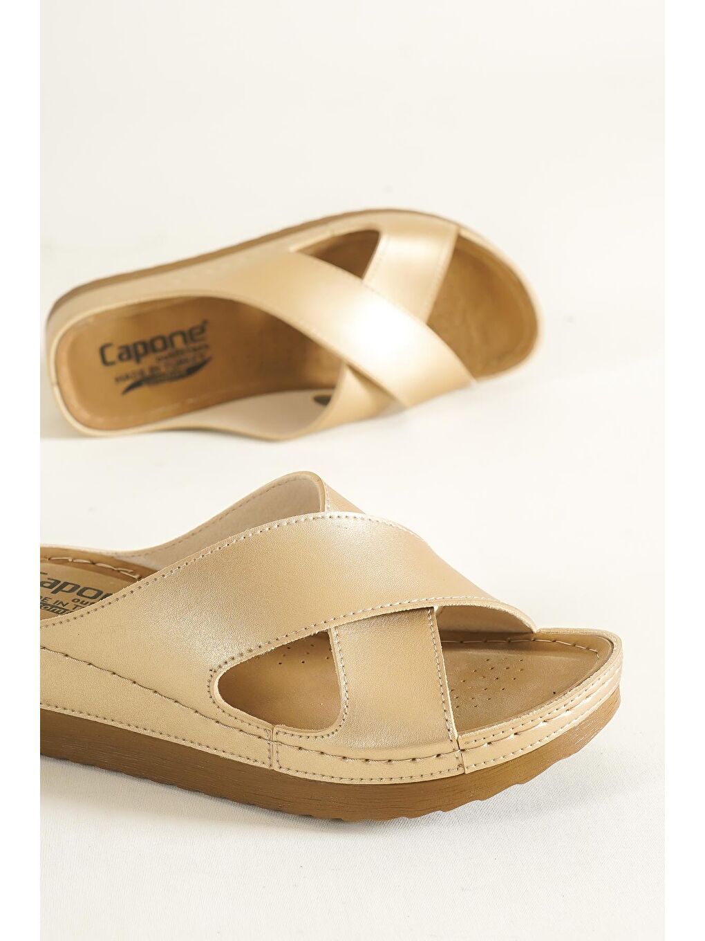 Sarı Z0632 Kadın Konfor Anatomic Terlik