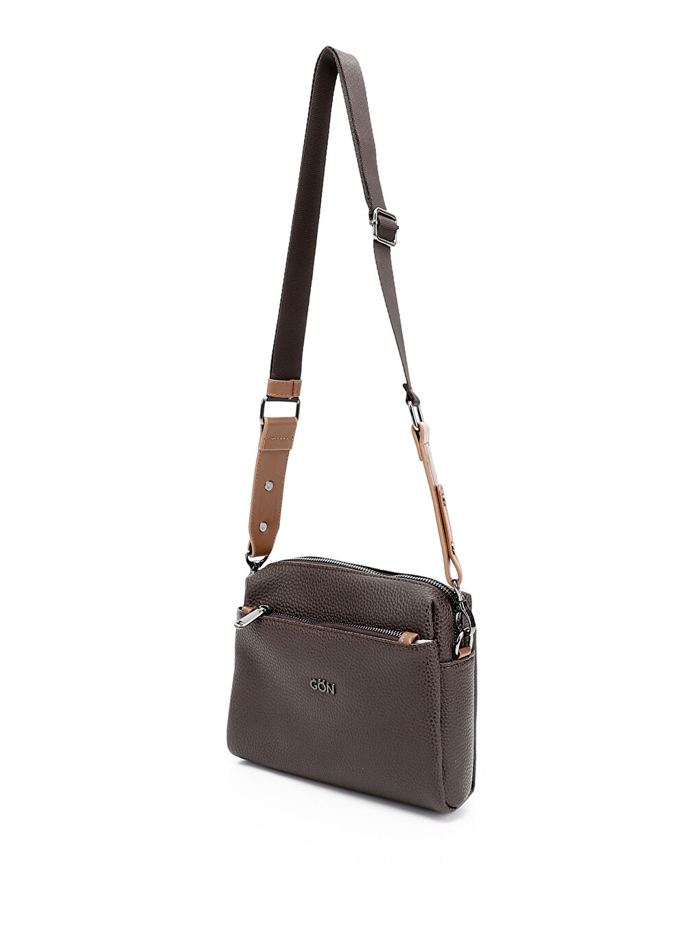 Kahverengi Kadın ÇİKOLATA KAHVE Uzun Askılı Omuz Çantası-2