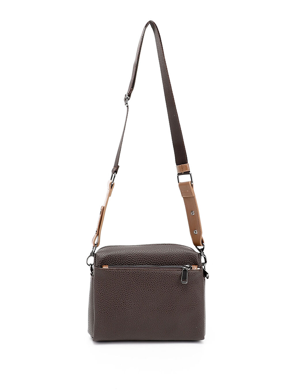 Kahverengi Kadın ÇİKOLATA KAHVE Uzun Askılı Omuz Çantası-3