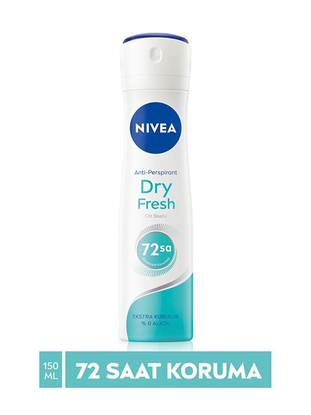 NIVEA Kadın Sprey Deodorant Dry Fresh 150 ml X3 Adet, 72 Saat Anti-Perspirant Koruma - 1