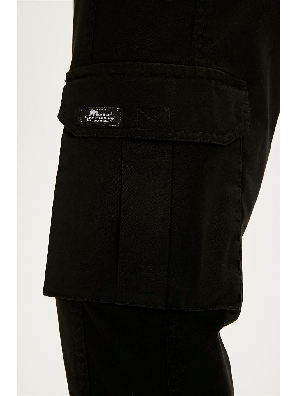 Malaga Pants Siyah Erkek Pantolon Eşofman Altı-5