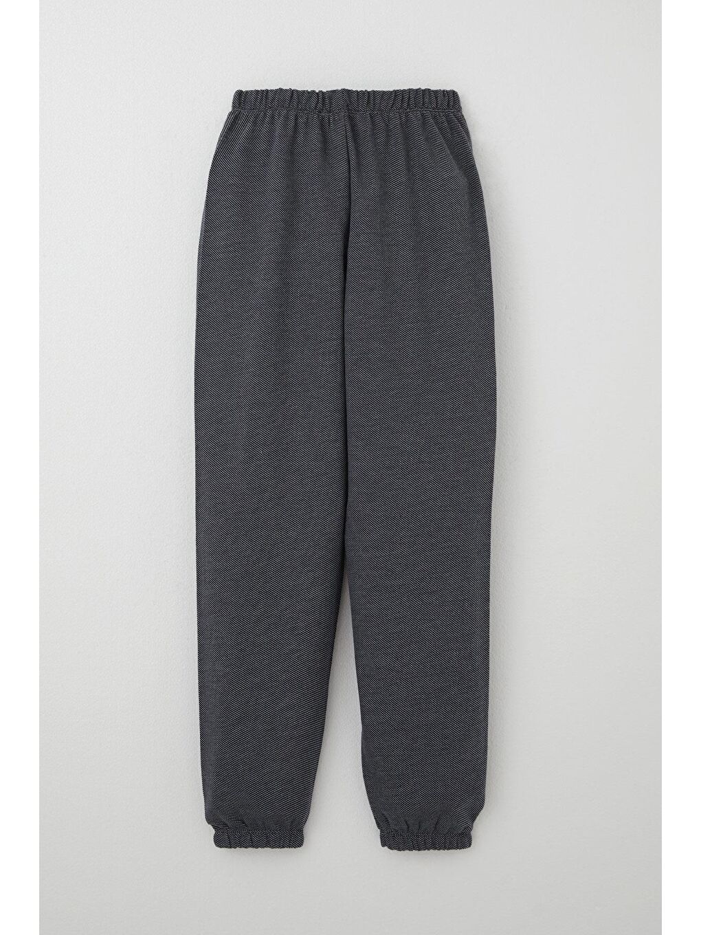 Erkek Çocuk Pijama Takımı Verev Çizgi Desenli Siyah (4-8 Yaş)-4