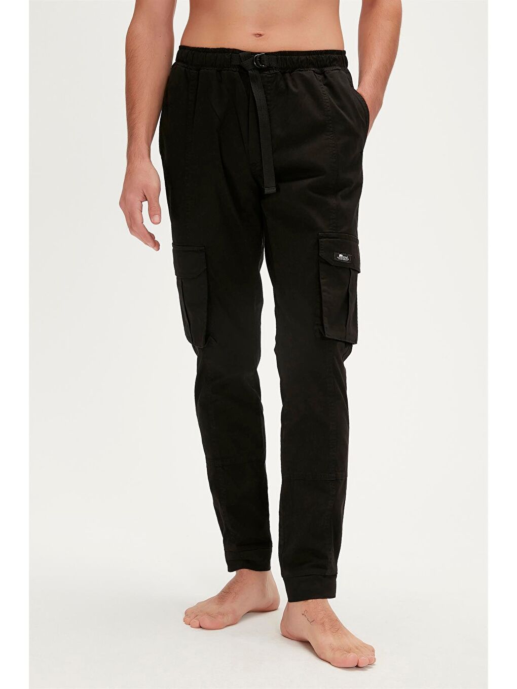 Malaga Pants Siyah Erkek Pantolon Eşofman Altı-6