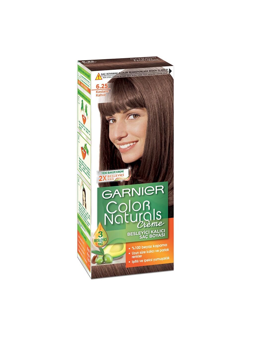 Color Naturals Saç Boyası 6.25 Kestane Kahve