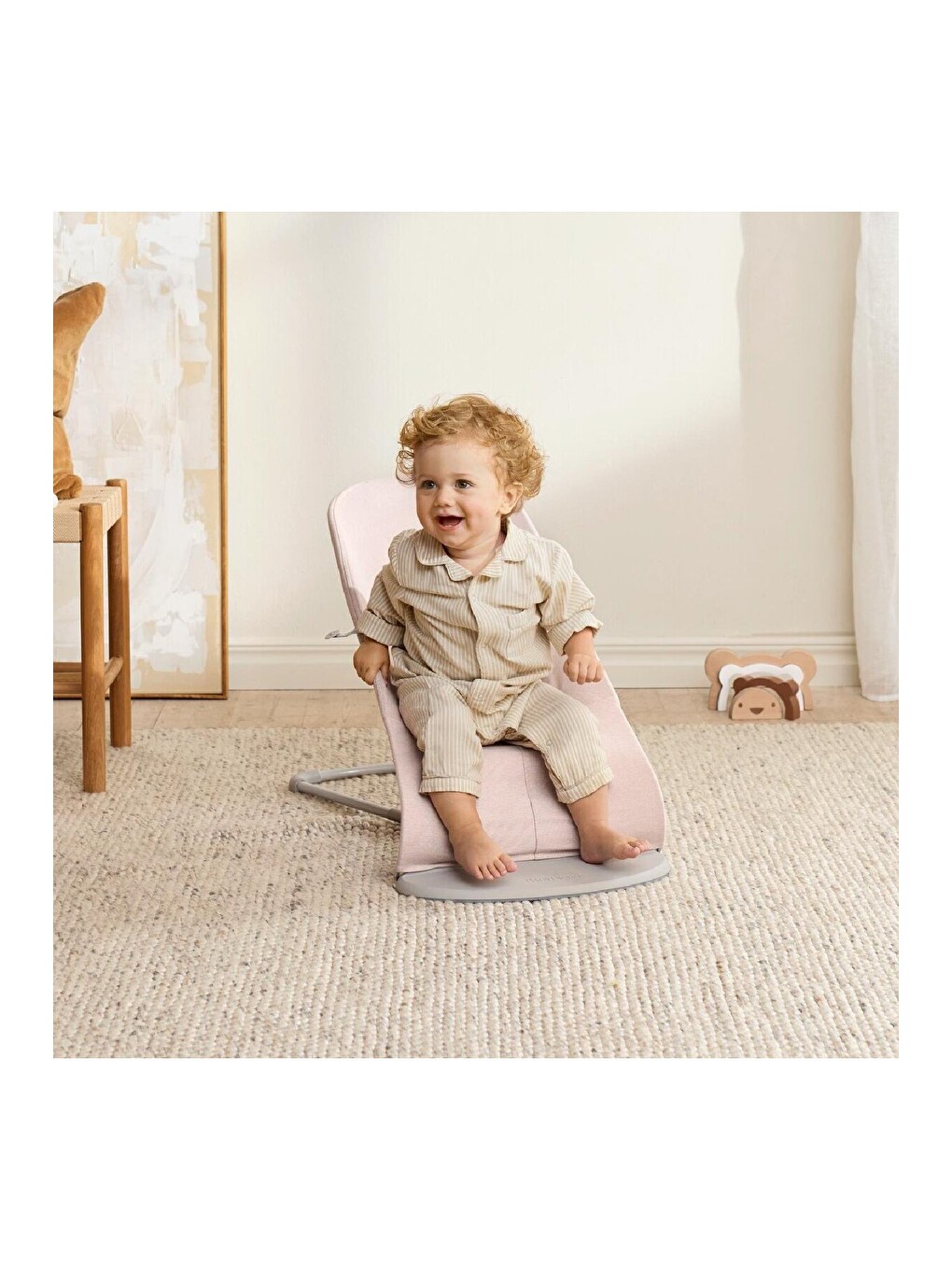 Bliss Ana Kucağı Woven Melange Light Pink-5
