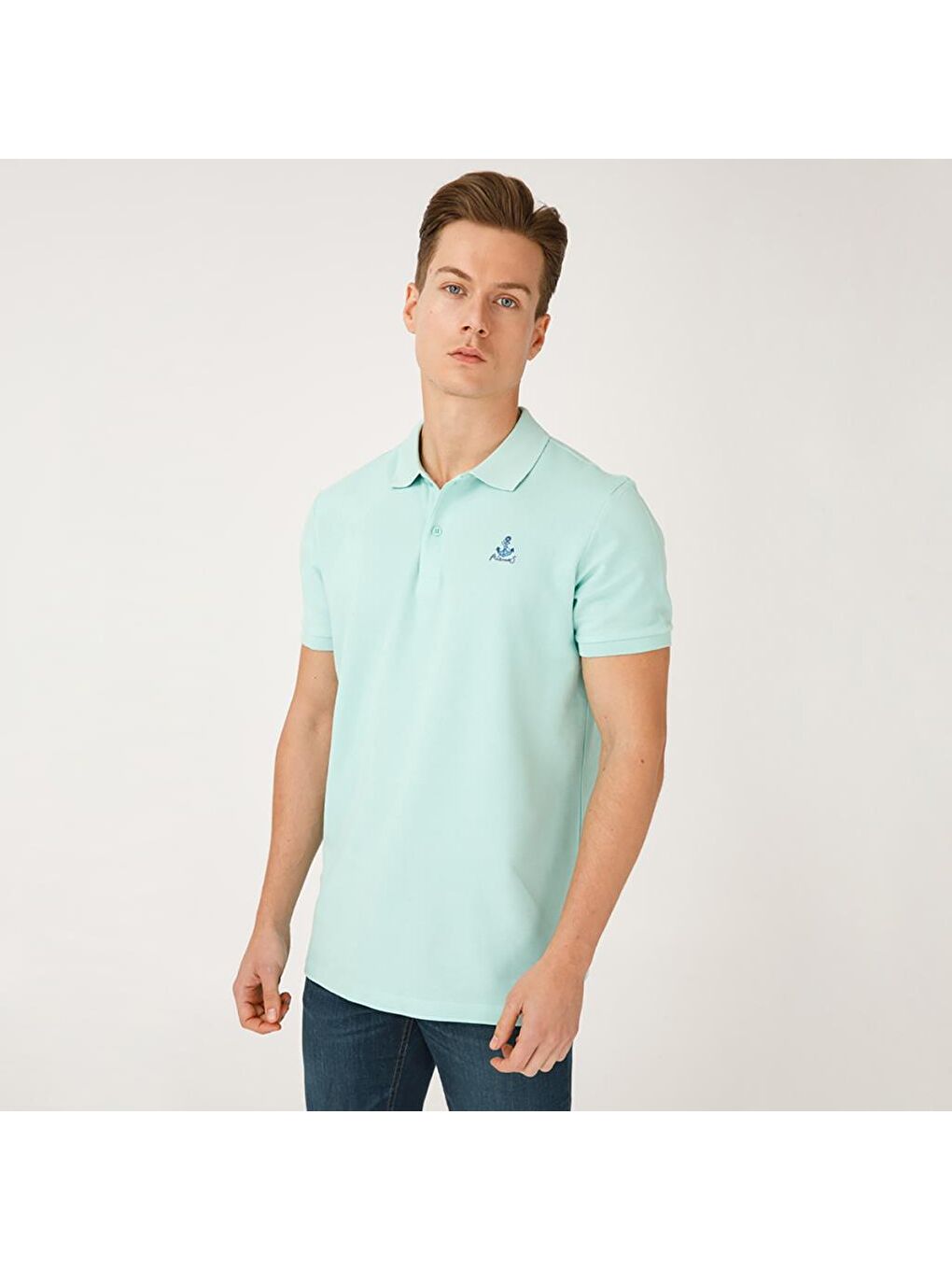 Anemoss Yeşil Yelken Yeşil Erkek Polo Yaka T-Shirt - 5