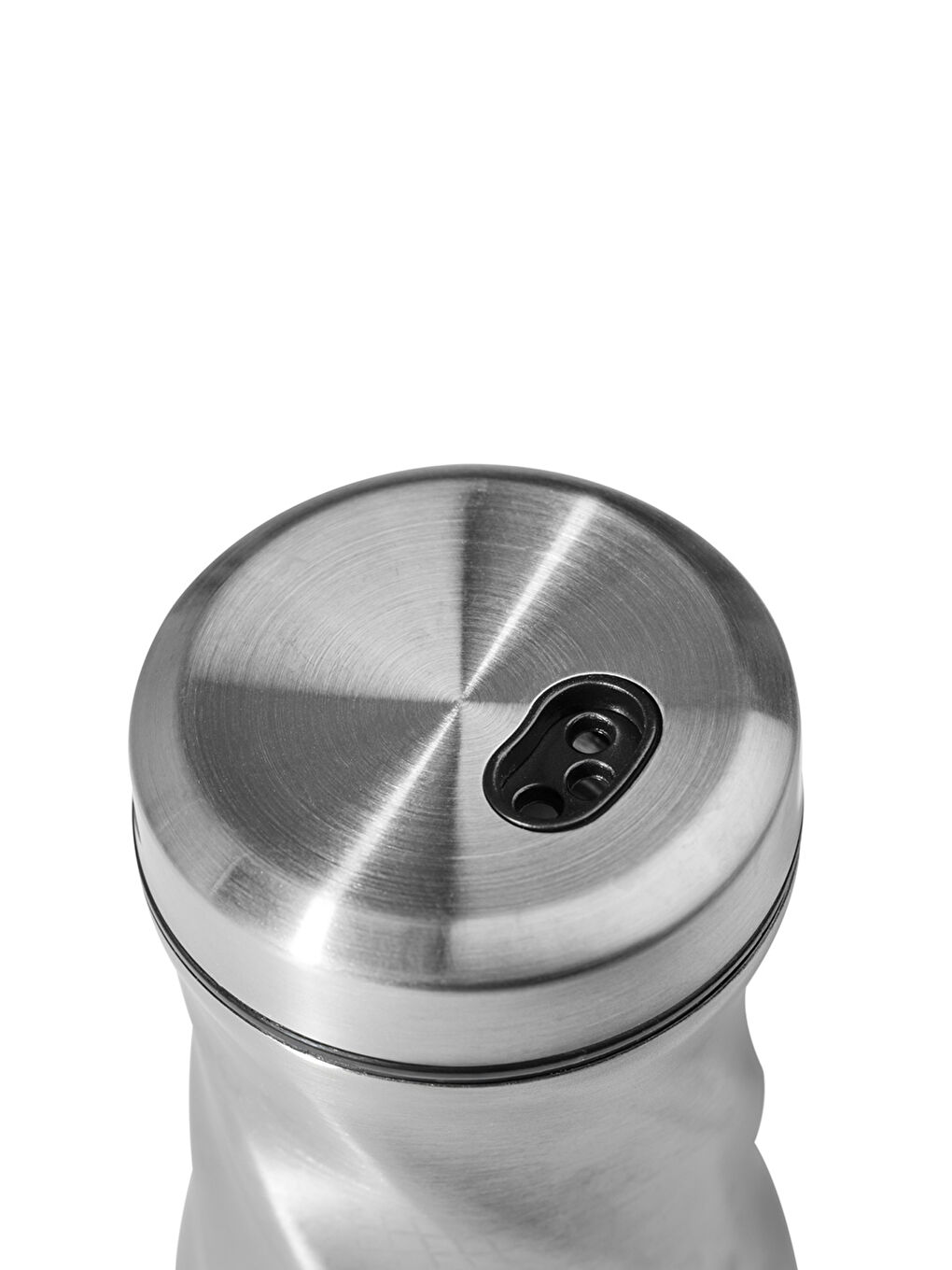 Gri Burgulu Standlı 6 Parça Paslanmaz Çelik Baharatlık Seti-2