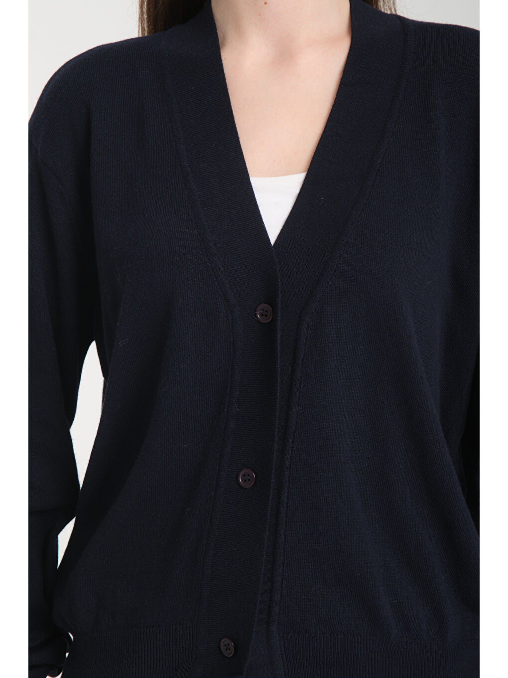 Lacivert Kadın Hırka 4814-2