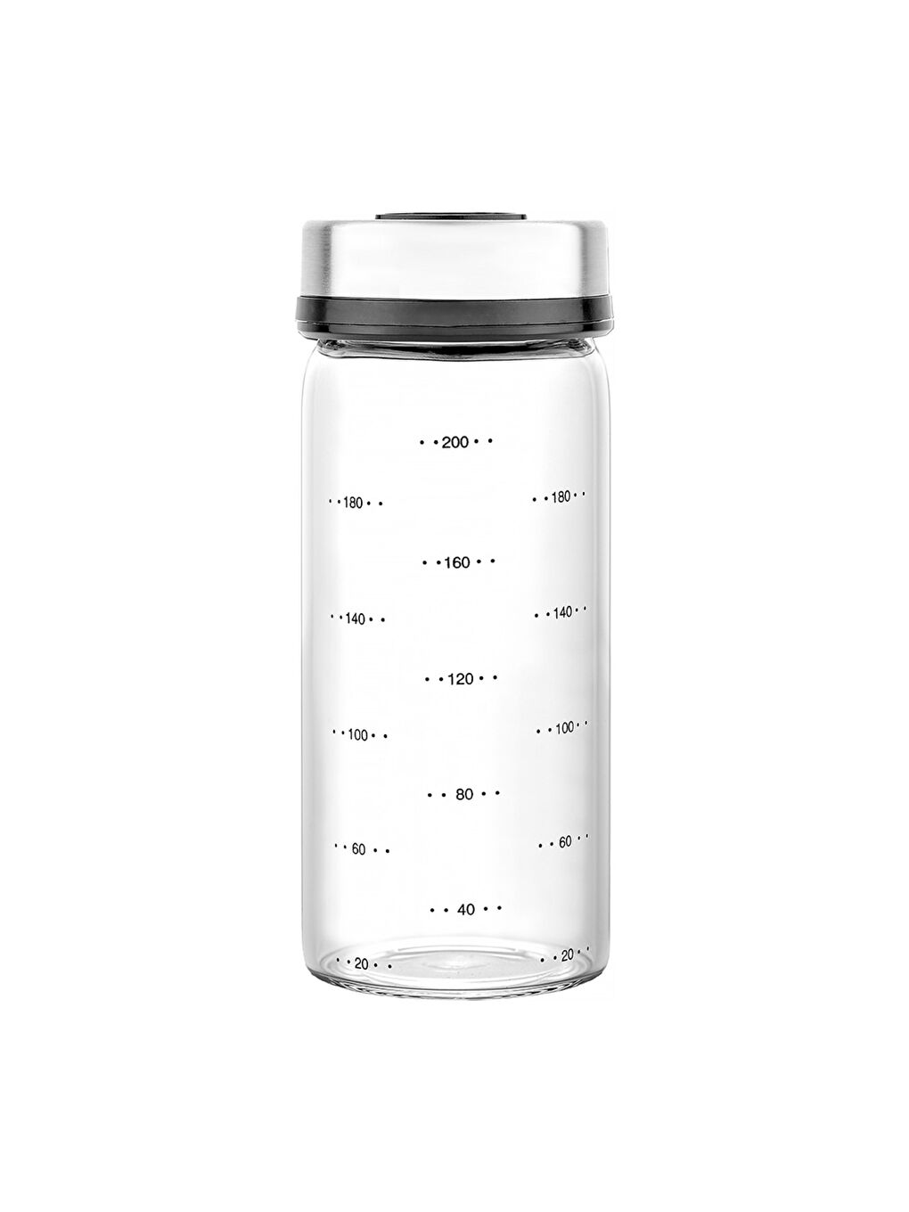 Renksiz 6 Parça Borosilikat Döner Standlı Baharatlık Seti-3