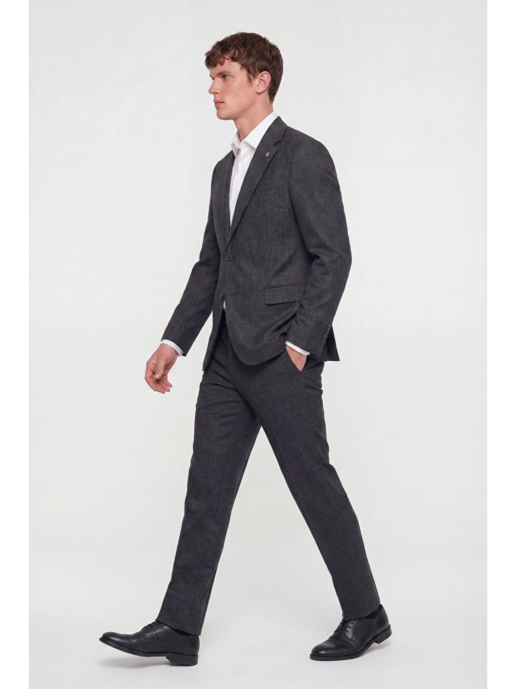 Giotelli Erkek Siyah Dar Kesim Slim Fit Viskon Fleto-2