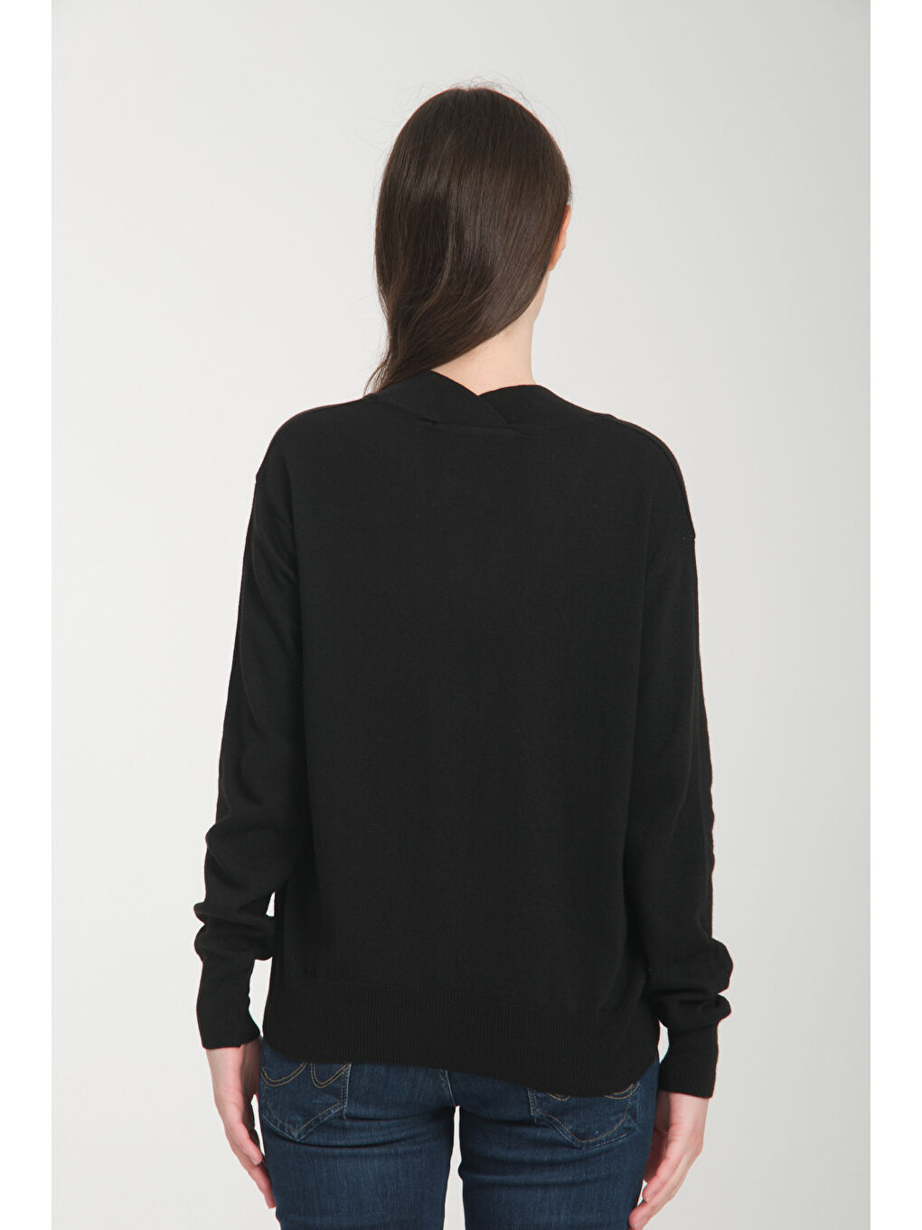 Siyah Kadın Hırka 4814-3