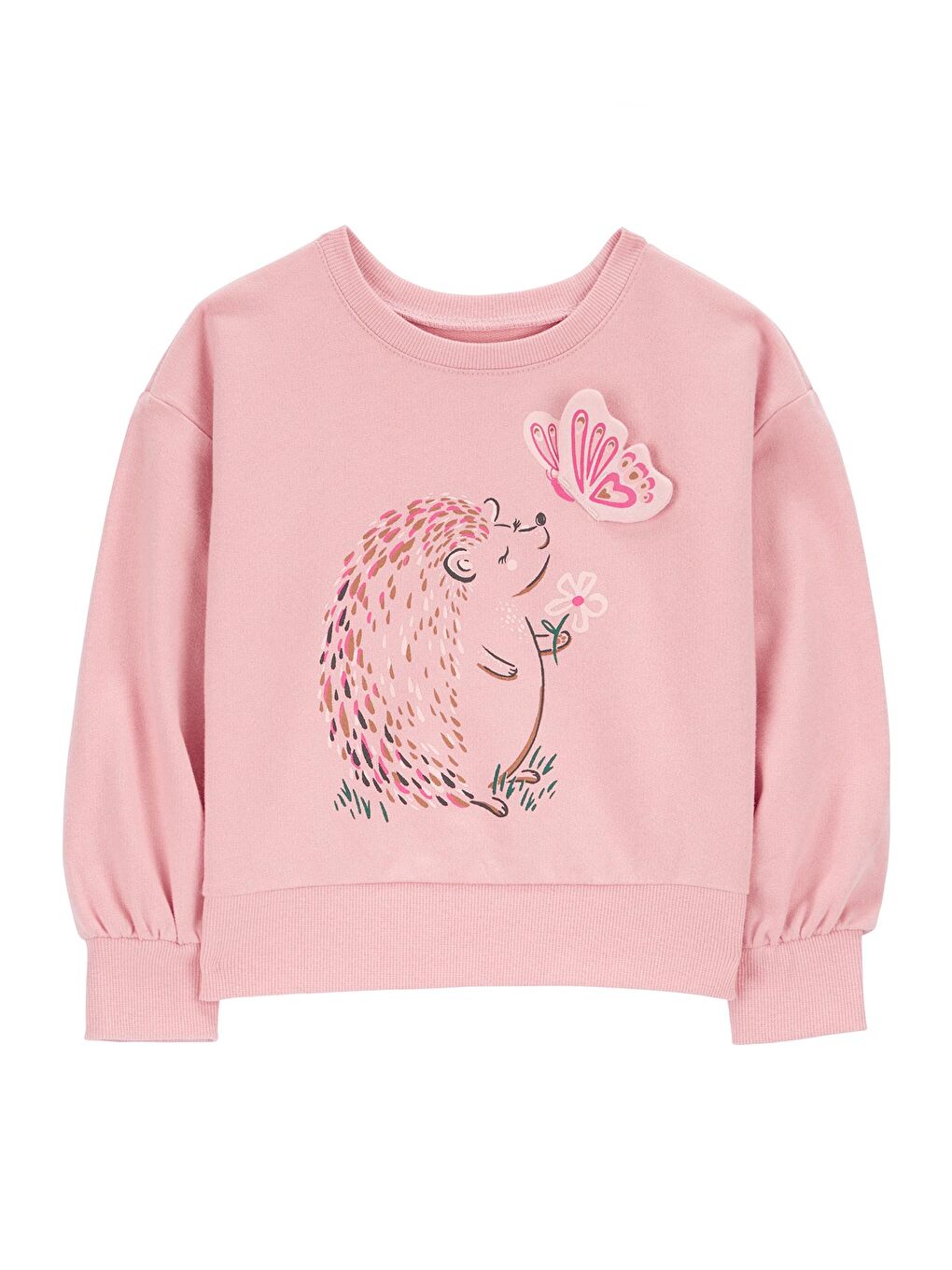 Carter's Pembe Küçük Kız Çocuk Sweatshirt