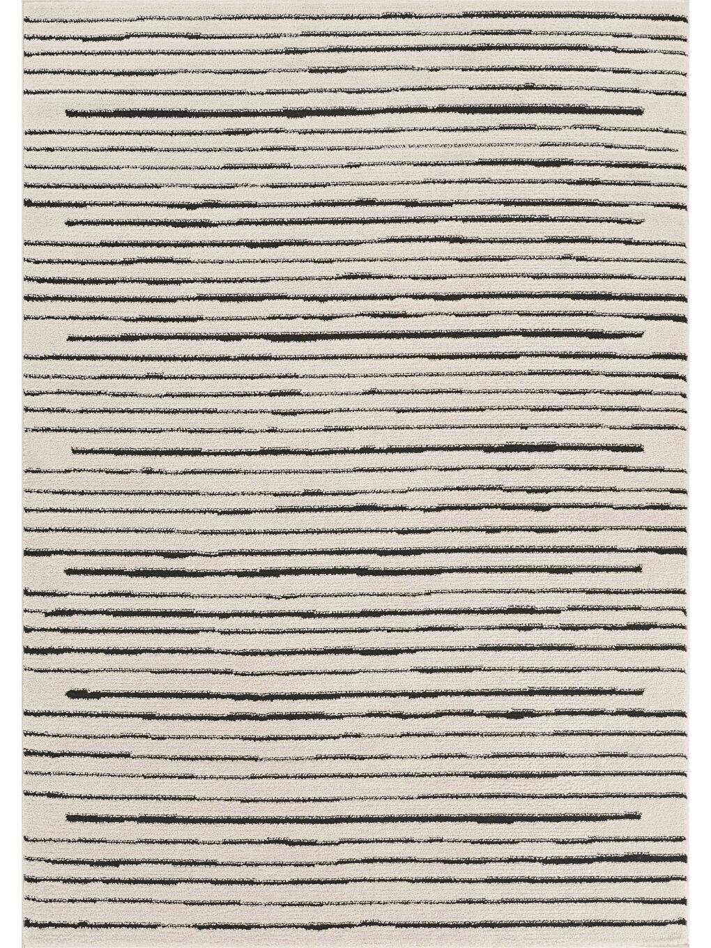 Ekru Konfor Jung 7187 Modern Dokuma Yumuşak Post Shaggy Halı-160x230-5