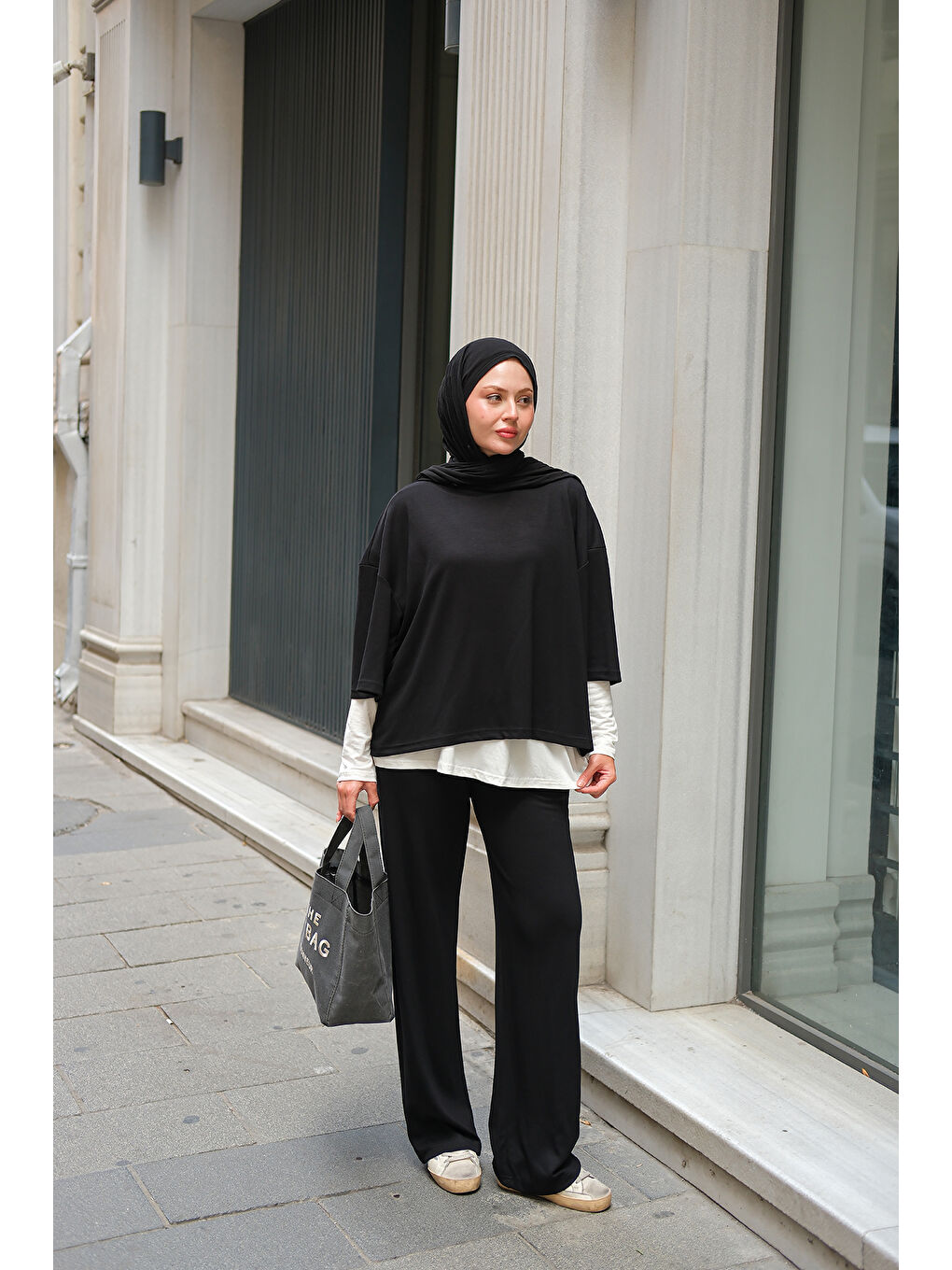 Kadın İç Badili Üçlü Takım Siyah-2