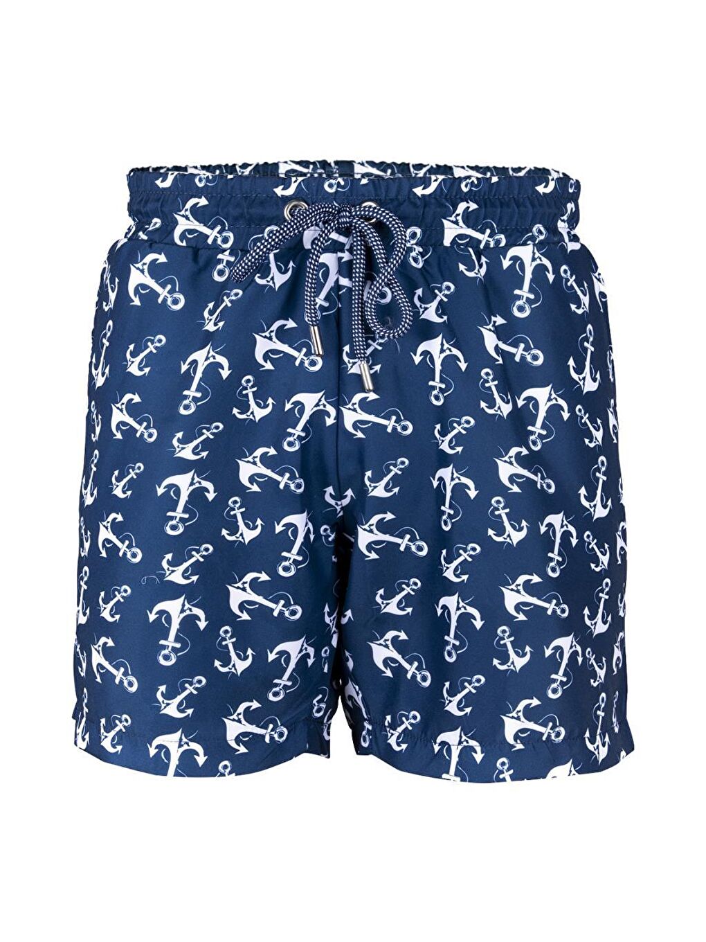 Karışık Çapa Lacivert Erkek Deniz Şort