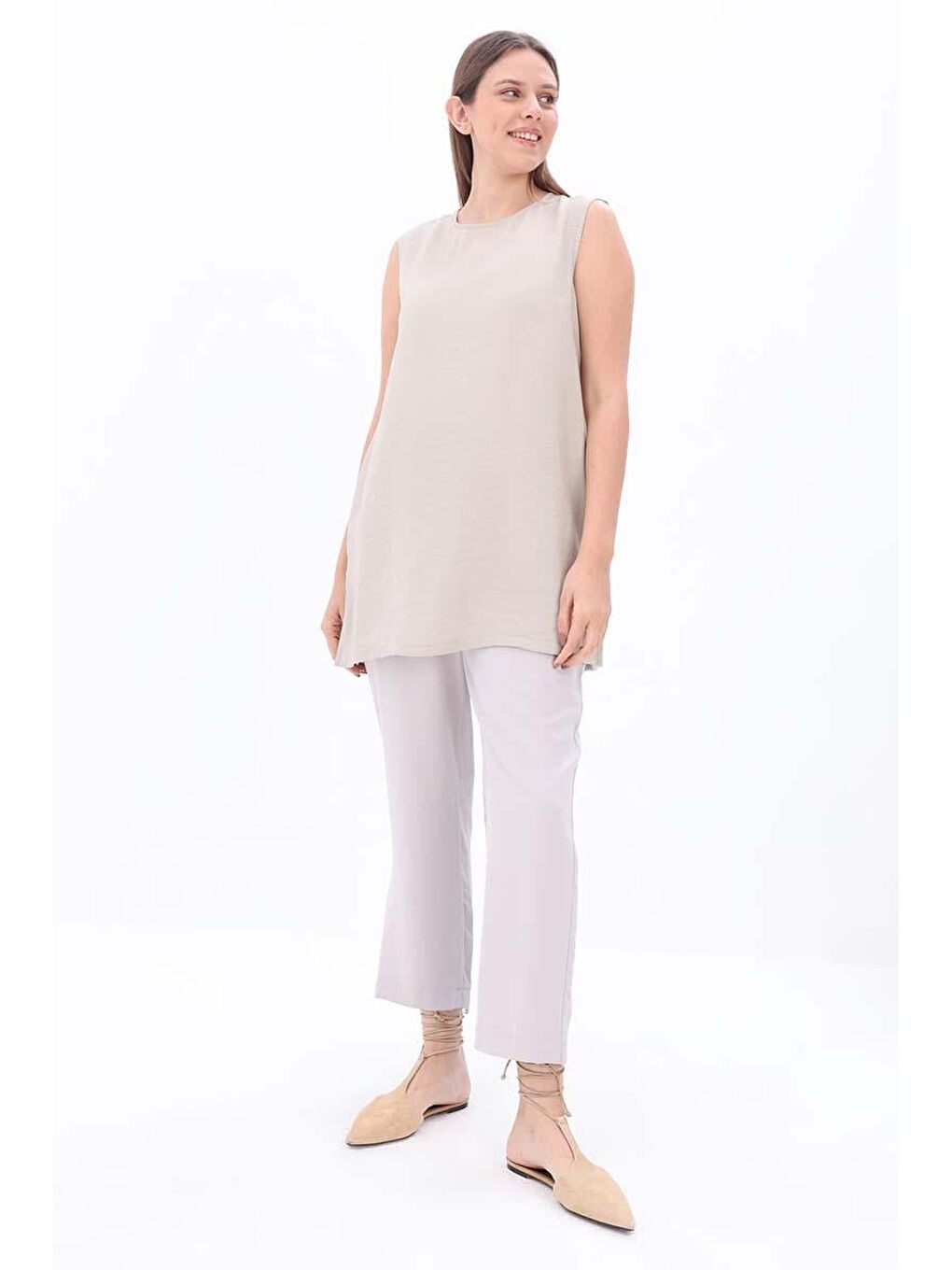 Mor Defne-Basıc Sıfır Kol İçlik Tunik