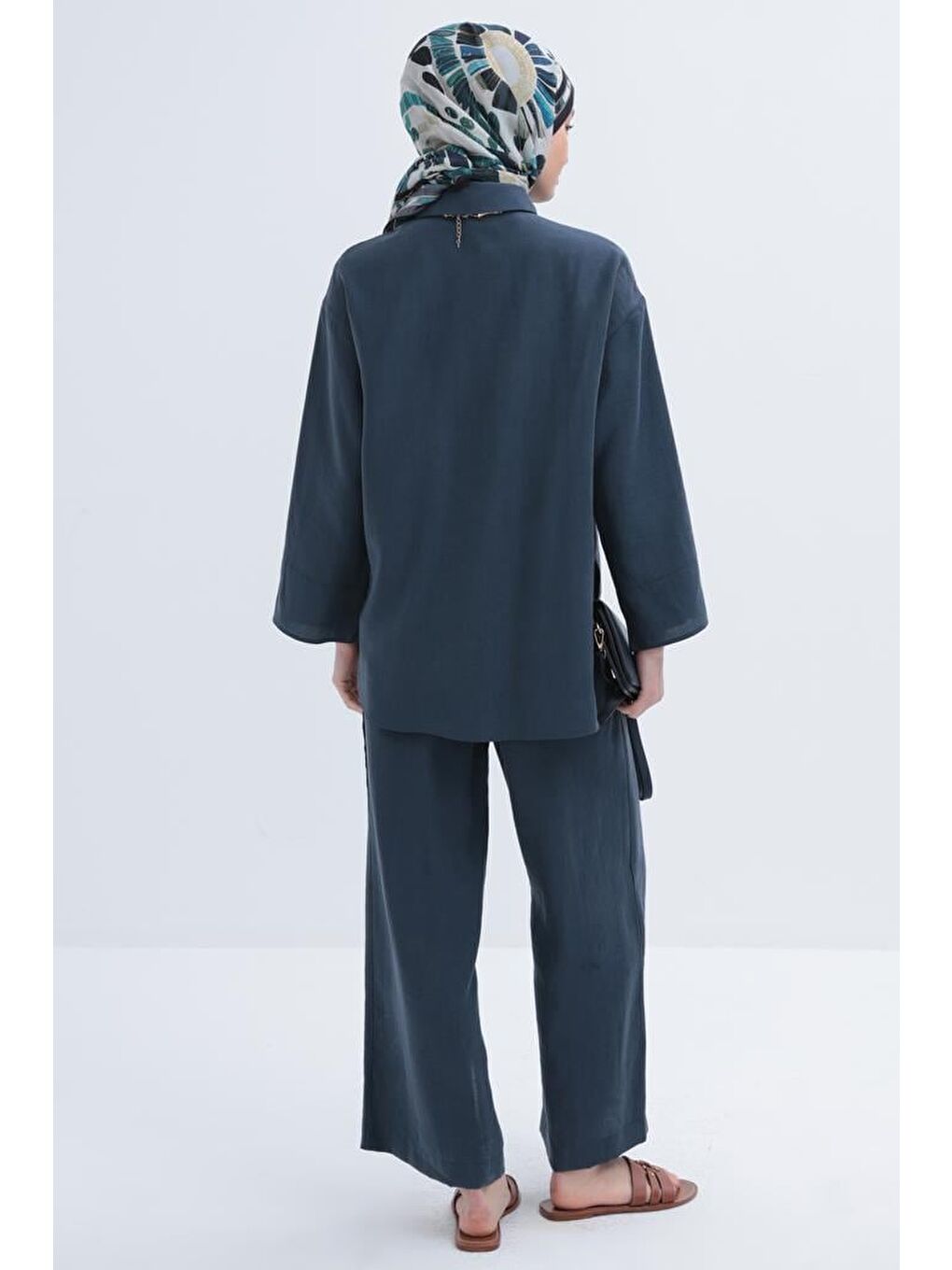 İndigo-Pantolonlu Takım-3