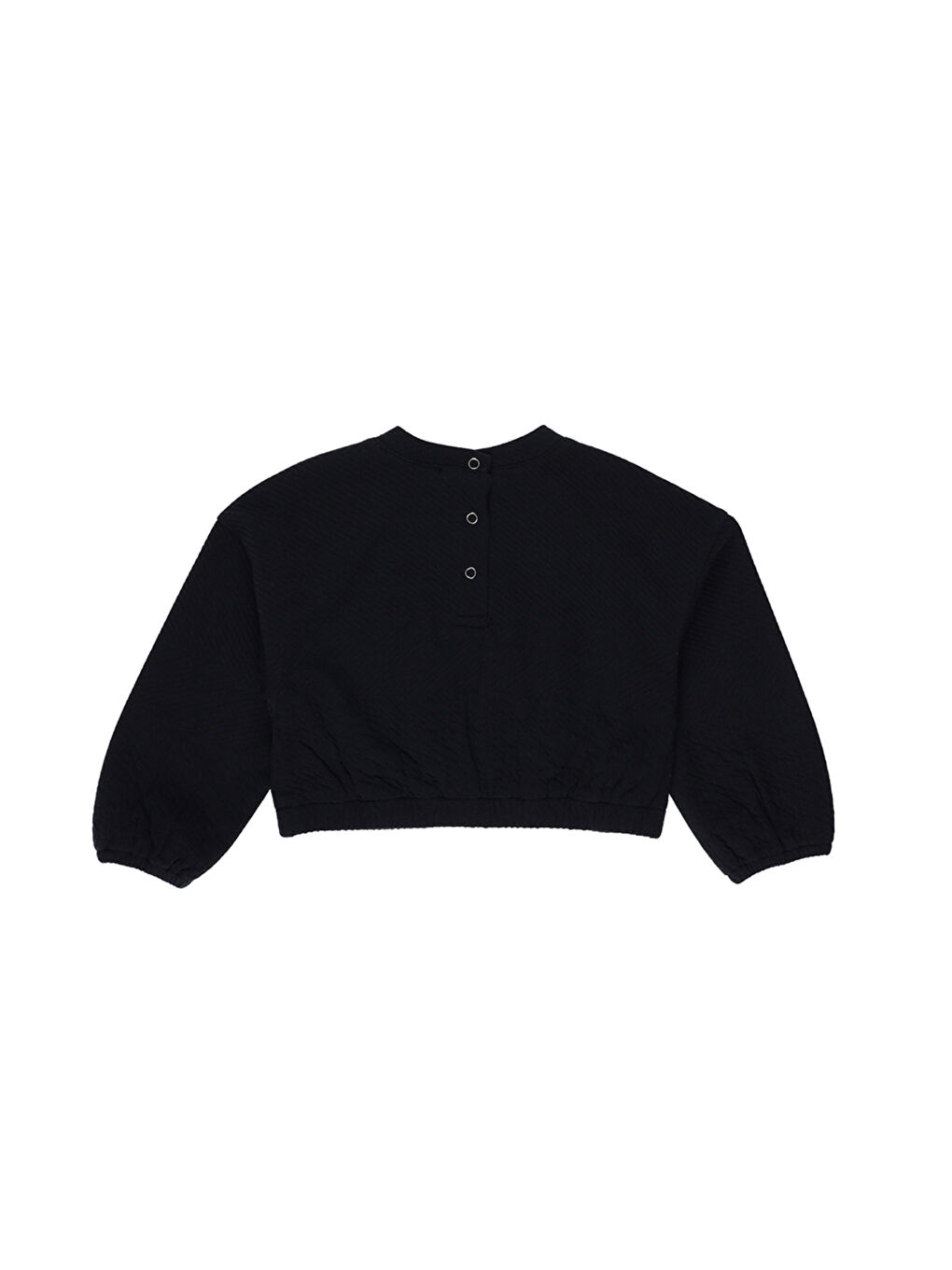 Kız Bebek Lacivert Crop Sweatshirt-1