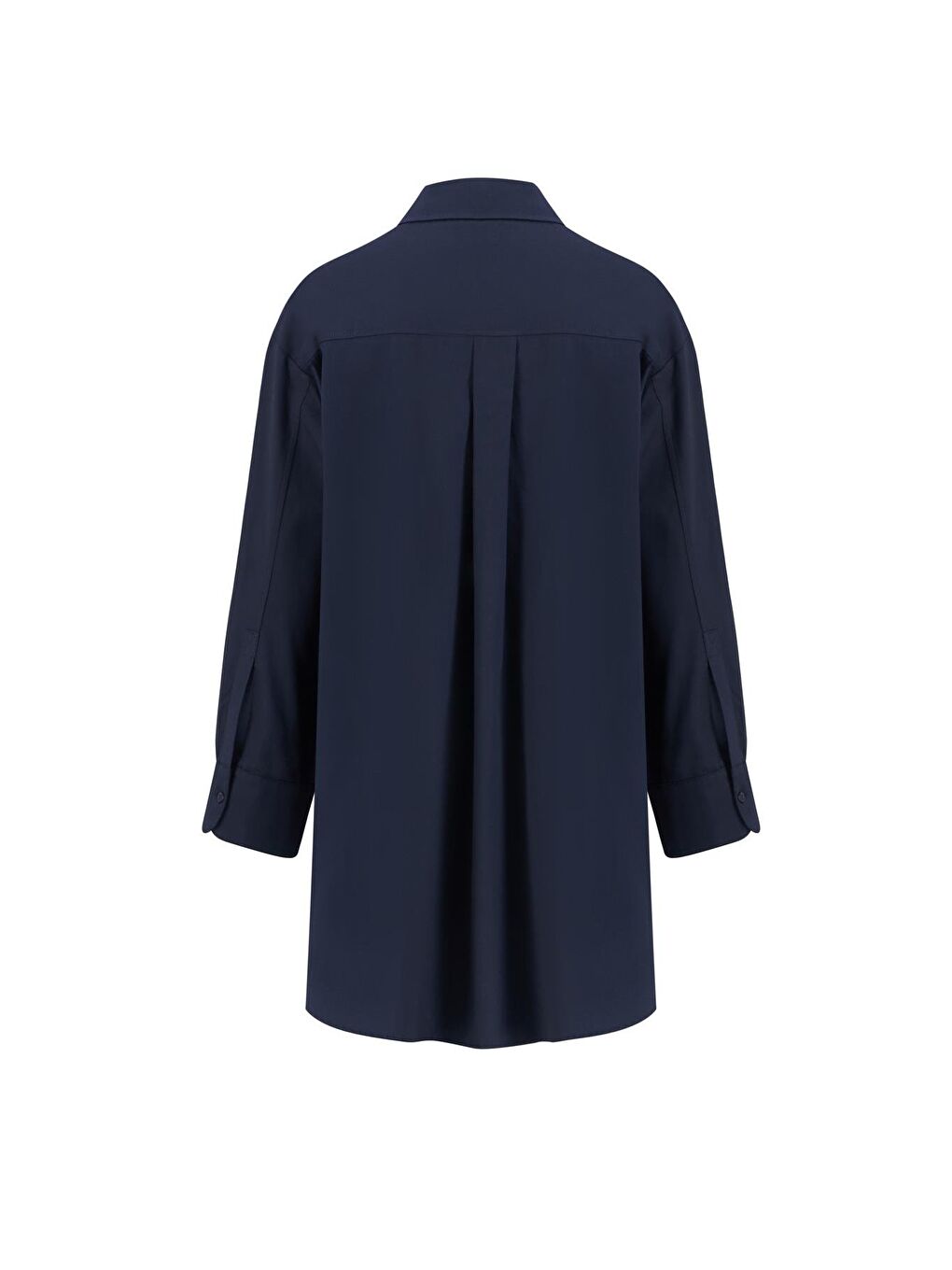 Cepli Gabardin Gömlek Ceket 24K3603 Lacivert-5