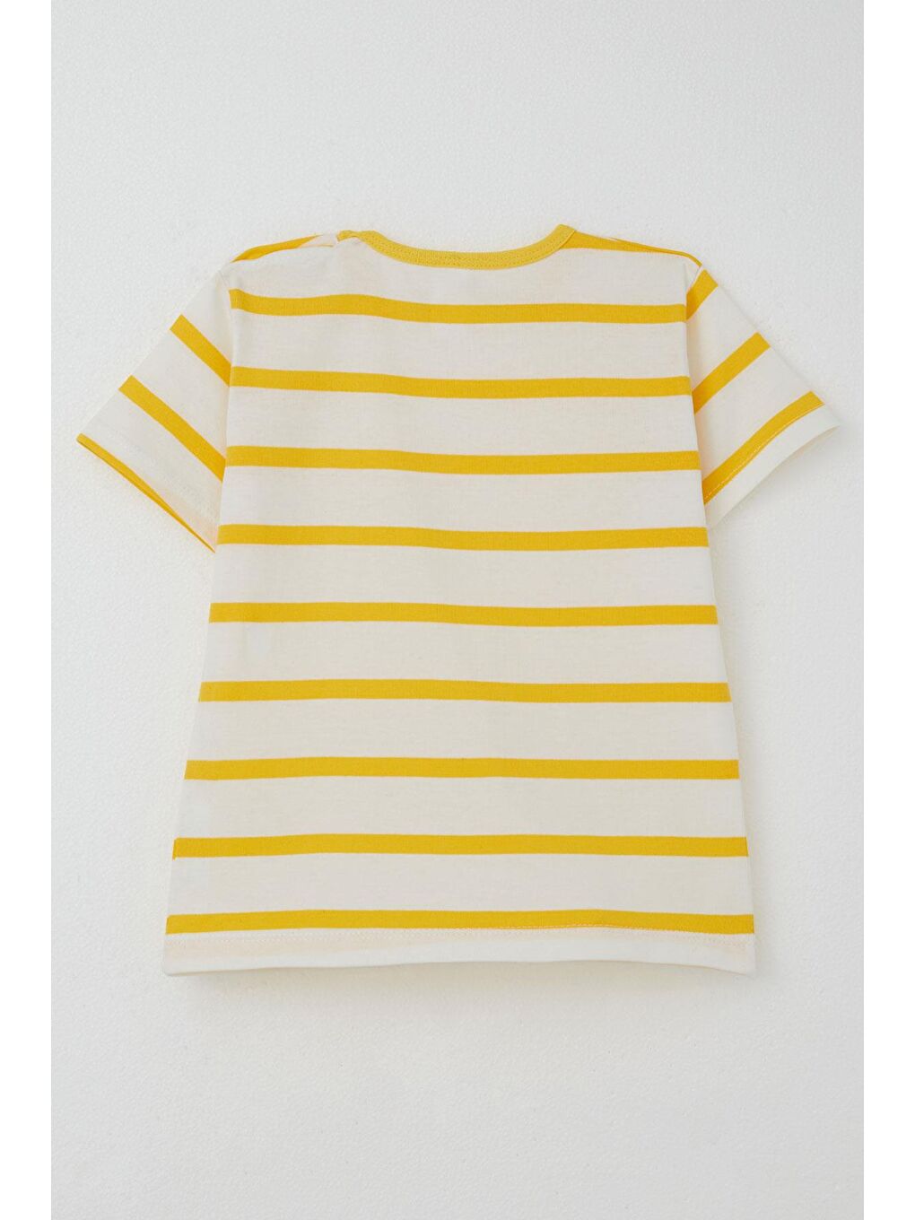 Erkek Çocuk Tişört Patlı Çizgili Ekru (1-4 Yaş)-1