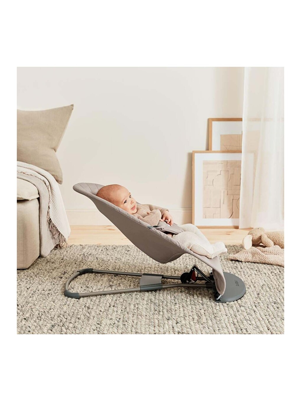 Bliss Ana Kucağı Oyuncaklı Woven Sand Grey-2