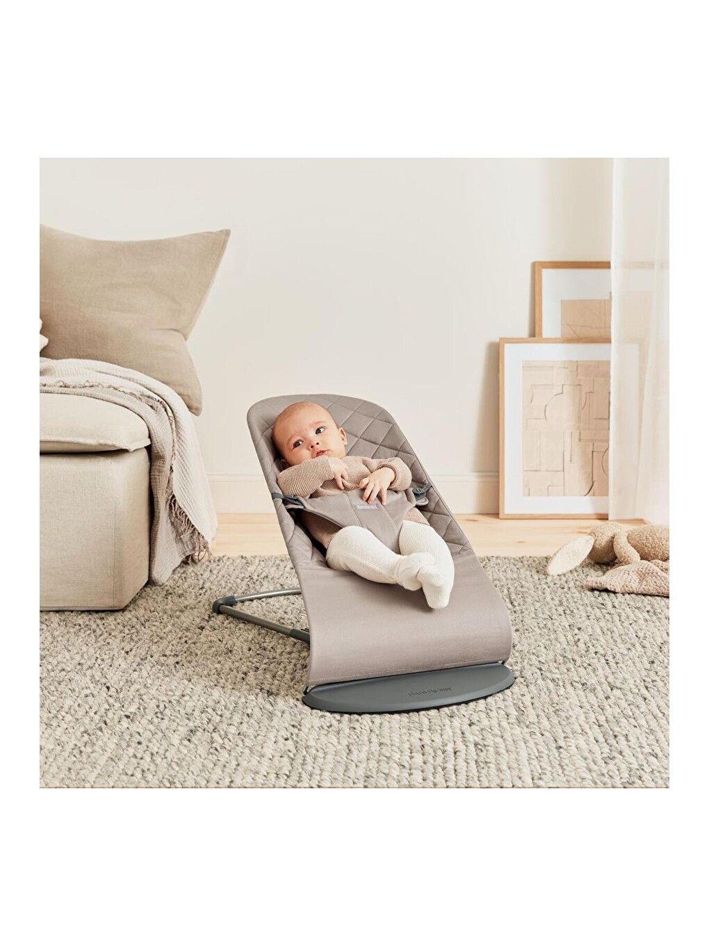 Bliss Ana Kucağı Oyuncaklı Woven Sand Grey-4