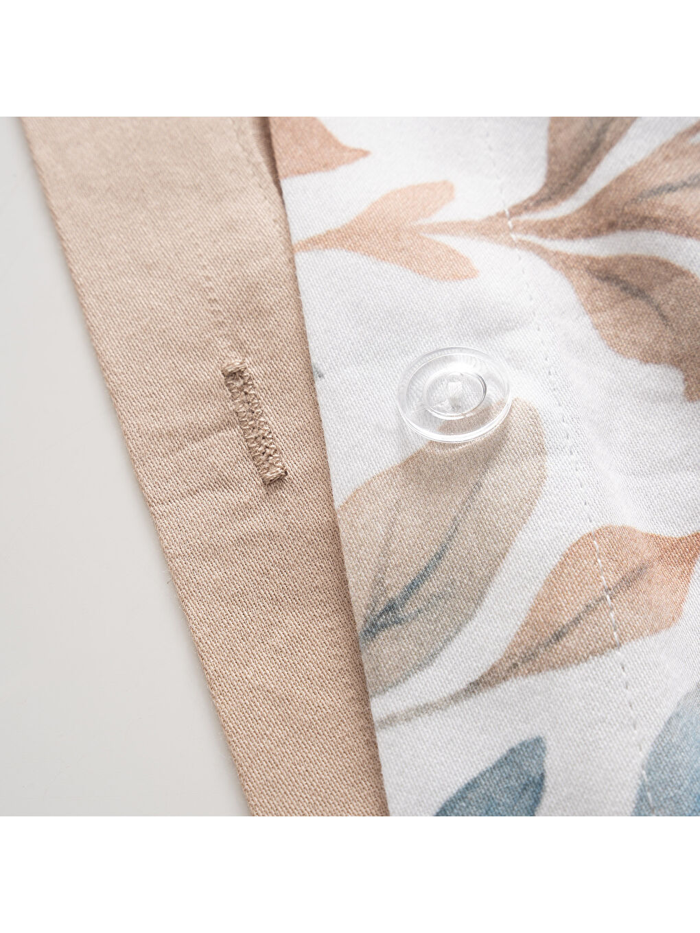 Karışık Laura Doğal Harmoni Çift Kişilik %100 Ege Pamuğu Nevresim Takımı - Çarşaflı - 4 Yastıklı Renkli-4