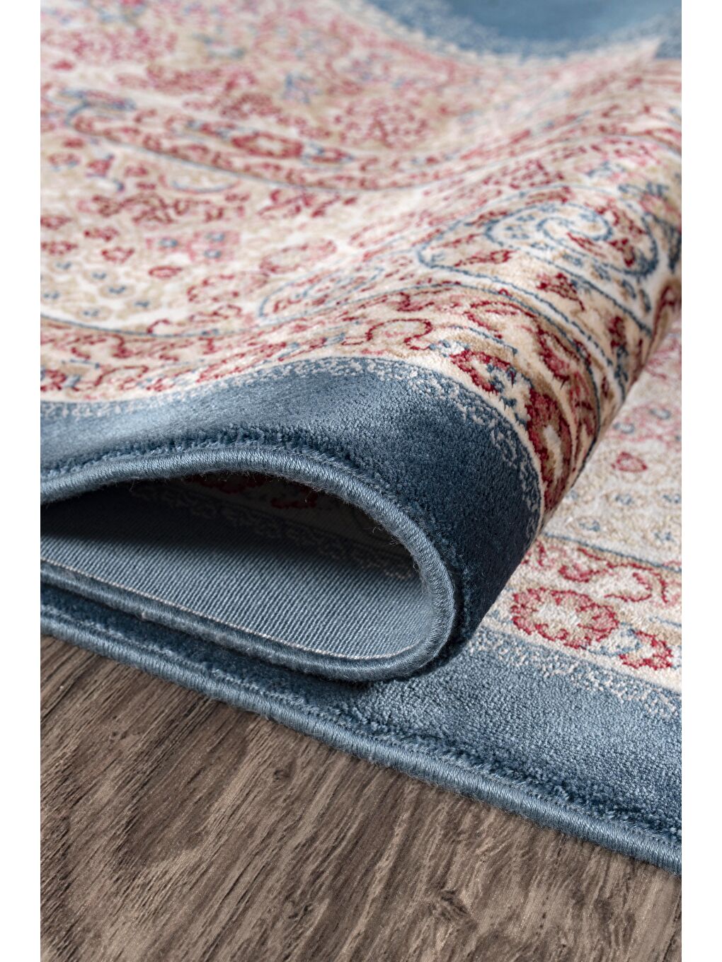 Lacivert Konfor Silkas 6710 İpek Dokuma Halı Büyük Ebatlı Salon Halısı-240x340-3