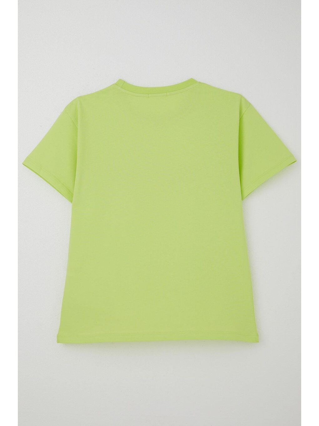 Erkek Çocuk Tişört Yazı Baskılı Fıstık Yeşili (5-10 Yaş)-1