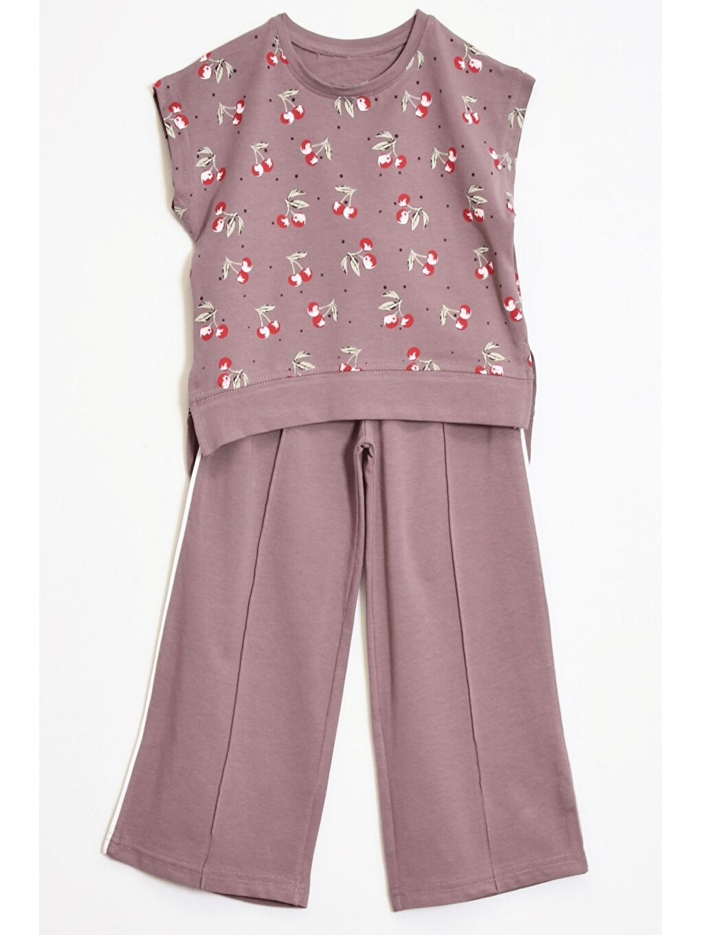 Pembe Kız Çocuk 2'li Takım - %100 Pamuk Süprem- 3-7 Yaş 12248