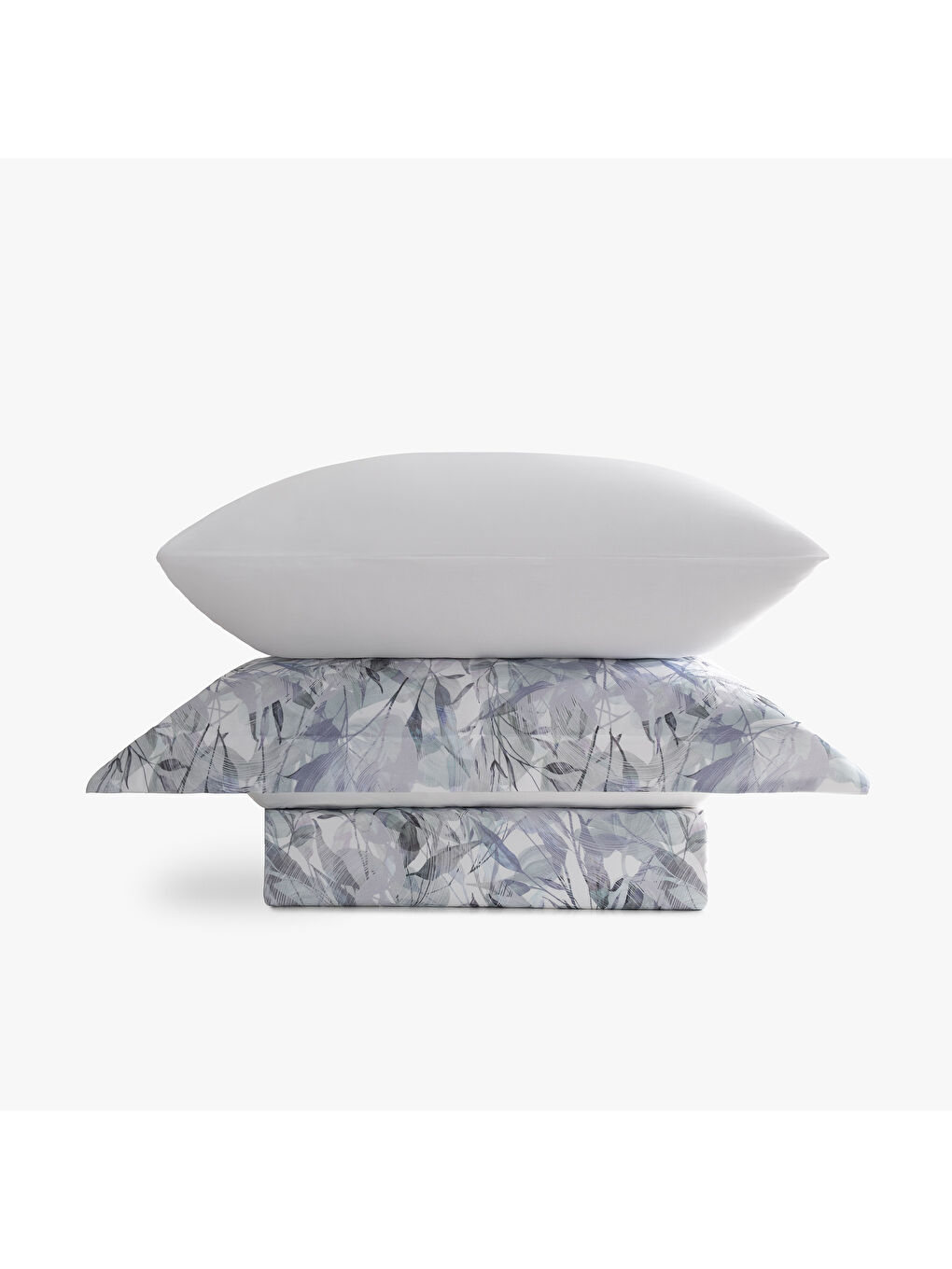 Botanica Doğa Fısıltısı Çift Kişilik %100 Ege Pamuğu Nevresim Takımı - Çarşaflı - 4 Yastıklı Lila-1