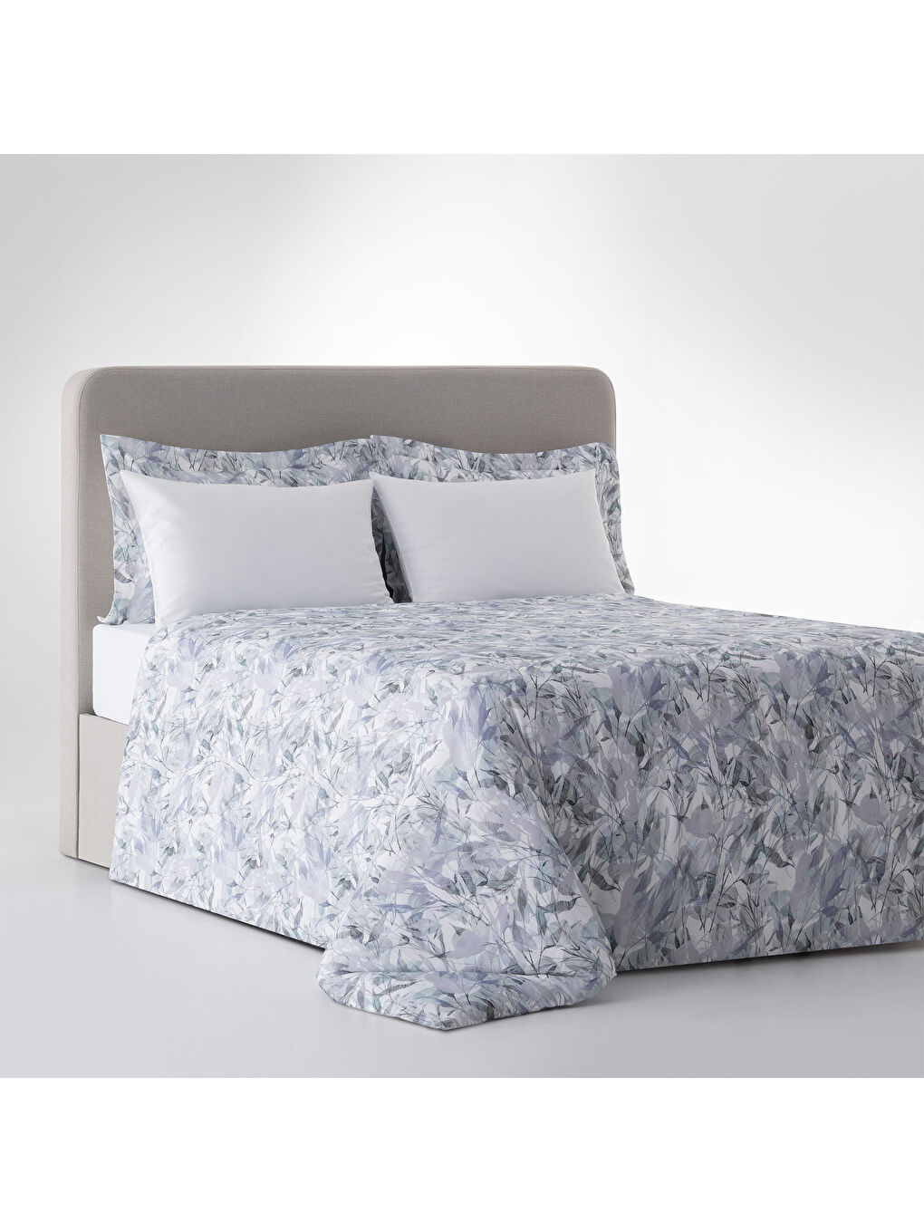 Botanica Doğa Fısıltısı Çift Kişilik %100 Ege Pamuğu Nevresim Takımı - Çarşaflı - 4 Yastıklı Lila-2